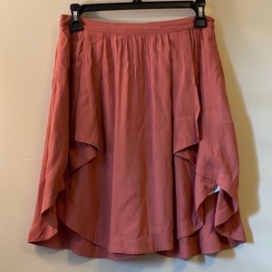 Dusty rose skirt